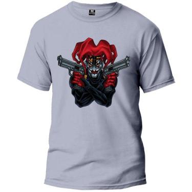 Imagem de Camiseta Masculino Do Palhaço Joker Personalizada Gola Redonda - Mtc