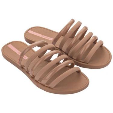 Imagem de Chinelo Feminino Ipanema Multitiras Marrom/Marrom