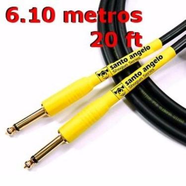 Imagem de Cabo Para Guitarra Santo Angelo Premium Shogun 20 Ft 6.10 Mts