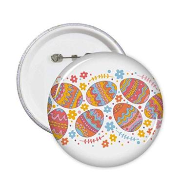 Imagem de Broche colorido para decoração de ovos, broches, emblema, 5 peças