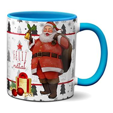 Imagem de Caneca O Melhor Do Natal É Estar Em Família Feliz Natal (Azul)
