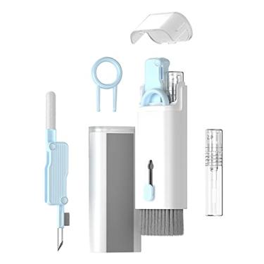Imagem de Moniss Conjunto de limpeza eletrônica portátil multifuncional, laptop limpo/celular/telefone/tela/teclado, fones de ouvido e outras limpezas de remoção de poeira