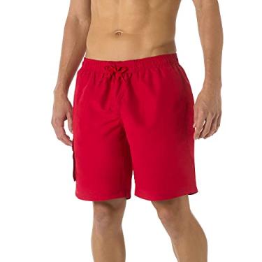 Imagem de Bermuda masculina Life Guard Dolfin, Vermelho, Large