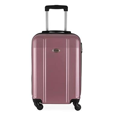 Imagem de MALA DE VIAGEM GRANDE EM ABS IKA CONTINENTAL CADEADO EMBUTIDO RODAS GIRO 360º ROSÊ