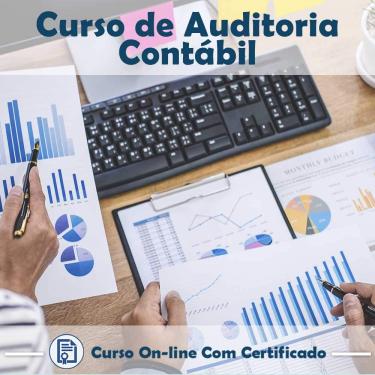 Imagem de Curso online em videoaula sobre Auditoria Contábil com Certificado + 2 brindes