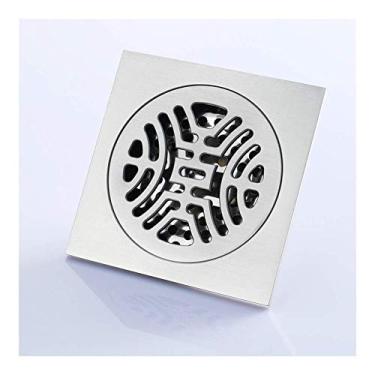 Imagem de Dreno de piso Desodorizador de aço inoxidável Máquina de lavar roupa Esgoto especial Invisível Chuveiro Banheiro Banheiro Dreno de piso