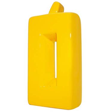 Imagem de Letra Ó Decorativa Com Acento Ceramicas Pegorin Amarelo