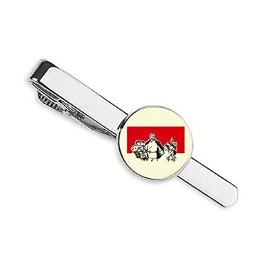 Imagem de China Red Education Propaganda Leader Gravata Clip Bar Presente Homem Empresarial
