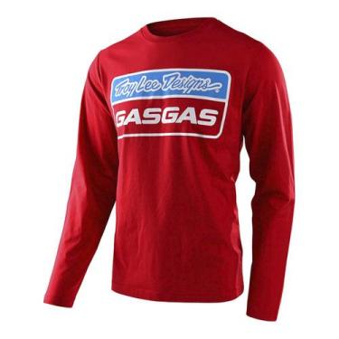 Imagem de Camiseta Motocross Lançamento Troy Lee Manga Longa Gasgas Team Stock L