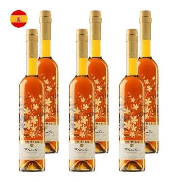 Imagem de Kit 6 Vinhos Torres Floralis Moscatel Oro Branco Espanha 500ml