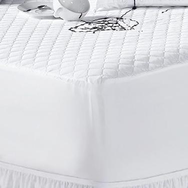 Imagem de Capa de Colchão Impermeável Matelado Queen Size Branco
