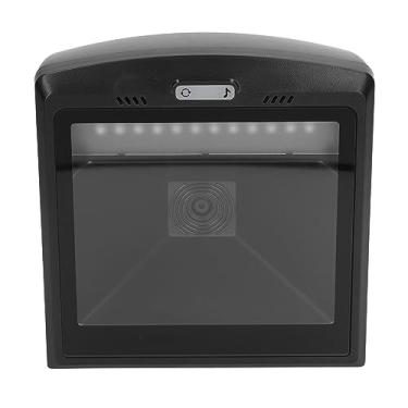 Imagem de Scanner de código de barras 2D QR Scanner de código de barras mãos livres, detecção automática, scanner de mesa de tela grande para pagamento POS PC supermercado livraria