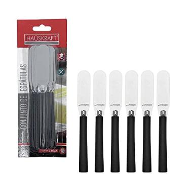 Imagem de Conjunto De 6 Espátulas, Haüskraft Cjes-001pt, Preto, Haüskraft, Cjes-001pt, Preto