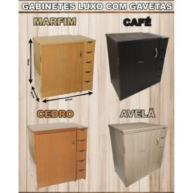 Imagem de Gabinete C/ 5 Gavetas Máquina De Costura Doméstica Elgin