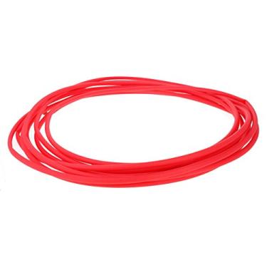 Imagem de Bettomshin Tubo termorretrátil PE conduíte de 0,5 cm de diâmetro 6 m de comprimento tubo isolado relação de envoltório de tubo 2: 1 manga de cabo elétrico para proteção de isolamento de longa duração vermelho 1 peça