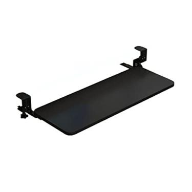 Imagem de Fixe a bandeja do teclado sob a mesa, plataforma removível, gaveta ajustável, ergonômico, suporte deslizante, extensor de mesa deslizante (cor: Argento) hopeful
