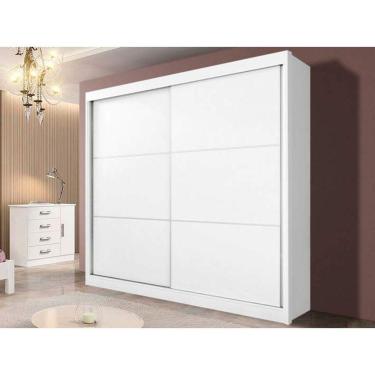 Imagem de Guarda-Roupa 2 Portas de Correr Branco Cancun 2.2 D`Doro