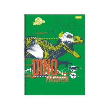 Imagem de Caderno Pequeno Brochura Jurassic World 80F Capa Dura Foroni