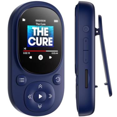 Imagem de 64GB Clip MP3 Player Bluetooth 5.3, MECHEN Mini reprodutor de música portátil com gravação de rádio FM, reprodutor de música mp3 para crianças com pedômetro, reprodutor de Mp3 e Mp4