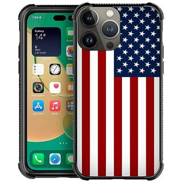 Imagem de CARLOCA Capa compatível com iPhone 15 Plus, estampa vermelha e azul das bandeiras americanas, ultra proteção à prova de choque de silicone macio TPU antiderrapante traseira para iPhone 15 Plus