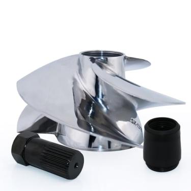 Imagem de CAPTAIN Impulsor de jet ski com chave e vedação, substituto para Solas SXX-CD-13/18, compatível com Sea-Doo Personal Watercraft (PWC) RXP-X 300 / RXT-X 300 / GTX Limited 300 / Wake PRO 230hp