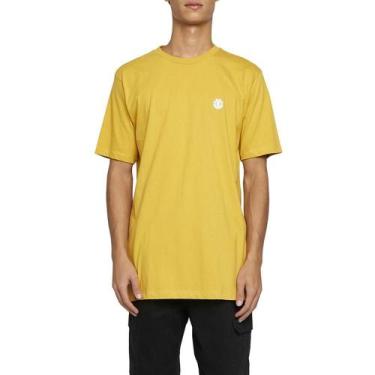 Imagem de Camiseta Element Basic Crew Color Wt24 Masculina Amarelo