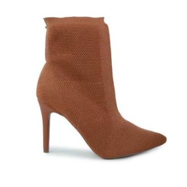 Imagem de Bota Feminina Bebecê Marrom Pecan - T6126-Feminino