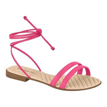 Imagem de Sandália Beira Rio 8350.243 Rasteira Salto Baixo De Amarrar Feminino