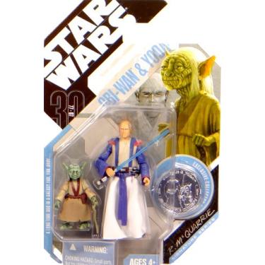 Imagem de Star Wars 30th Anniversary Exclusive McQuarrie Concept YODA & OBI WAN KENOBI from 2007 San Diego Comic Con