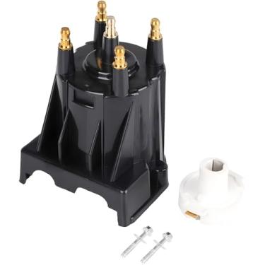 Imagem de Tampa do distribuidor e kit de substituição do rotor de ignição para motores MerCruiser 3.0L 4cyl feito pela General Motors com sistemas de ignição Delco EST – substitui 811635Q2, 18-5280 – Kit de afinação de 4 cilindros Delco