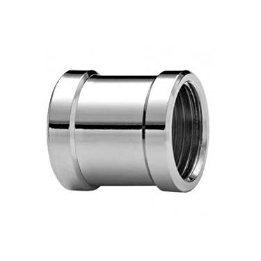 Imagem de Luva Latão Cromado 1/4