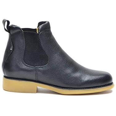 Imagem de Botina Preta Com Solado Gel e Forro de Couro (br_footwear_size_system, adult, numeric, numeric_41)