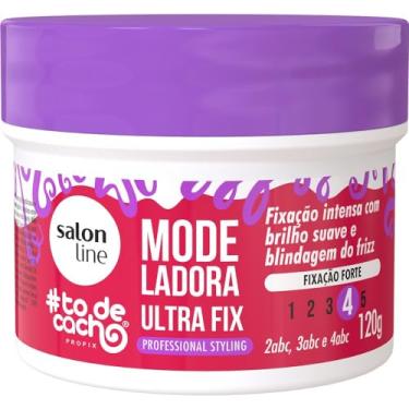 Imagem de Salon Line, Modeladora Ultra Fix, #TodeCacho, Fixação Forte, Vegano - Para Cabelos Ondulados, Cacheados e Crespos, 120g