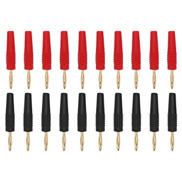 Imagem de Cabos de teste de banana, 5 conjuntos de cabos de teste de plugue de banana de PVC de latão de reparo