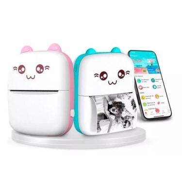 Imagem de Mini Impressora Premium Termica Recarregavel Portatil Printe - Shoppin