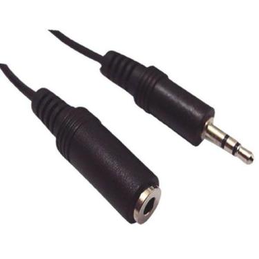 Imagem de Cabo de áudio Extensor P2 Macho para P2 Femea Link Sky