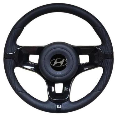 Imagem de Volante Esportivo Mustang Preto Para Caminhão HR Todos Completo - Hyun