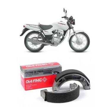 Imagem de Patim Lona Freio Dia-Frag CG 125 Cargo 2009-2013 DFH-00127A - Diafrag