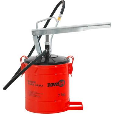 Imagem de Bomba graxa balde 7kg mangueira 1,3m - Nove54