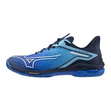 Imagem de Mizuno Tênis masculino Wave Exceed Tour 6 AC, Mugen Azul-branco, 38