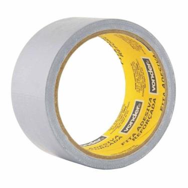 Imagem de Fita Adesiva Reforçada Multiuso 10M Prata Vonder, Prata