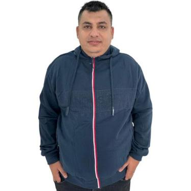 Imagem de Blusa De Moletom Masculina Tamanho Grande Gangster Flanelada - Anj Mod