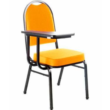 Imagem de Cadeira Universitária para Auditório Linha Hotel Laranja - Design Offi