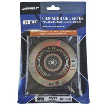Imagem de Limpador de lentes para aparelhos de cd - dvd e cd-rom - Newness