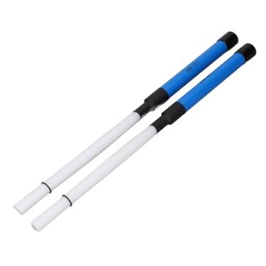 Imagem de Baquetas de Bateria, 1 par de Escovas de Tambor de Jazz ABS Fio de Nylon Escova de Baqueta Portátil Acessórios de Instrumento de Percussão para Crianças, Adultos Estudantes Folk