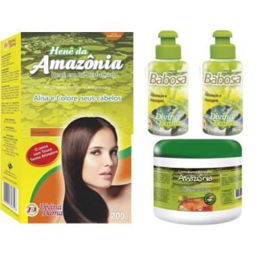 Imagem de Hene Po Divina Dama Chocolate Amazonia 01x200gr+Creme Branco incolor 5