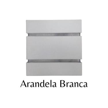 Imagem de Arandela de Parede 2 Focos 2 Frisos Interna ou Externa Muro Escada Cor