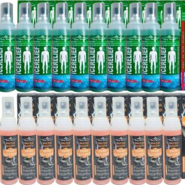 Imagem de Kit 10 Spray Para Massagem Icerelief 120ml + 10 Spray Peixe Elétrico 1