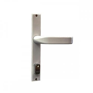 Imagem de Fechadura Pado 661 Branca Perfil Aluminio Zamac, Branco, Zamac é uma l