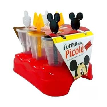Imagem de Forminha De Sorvete Infantil Mickey Forma Picolé Divertido - Plasútil,